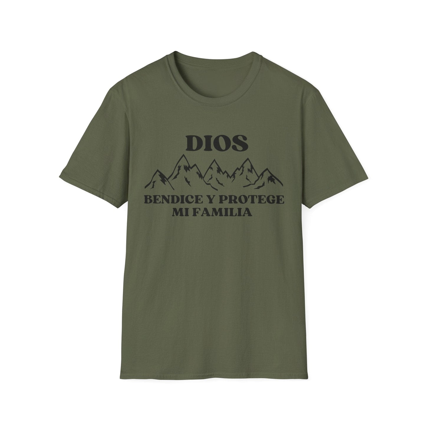 Dios bendice, camiseta cristiana, familia cristiana, regalo de fe, por AbecarDesigns.