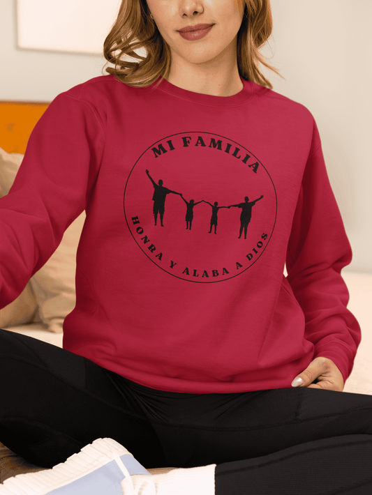 Familia cristiana, palabra de Dios, sudadera cristiana, regalo de fe, regalo cristiano, por AbecarDesigns.